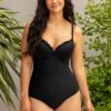 Splash Padded Underwired Control Swimsuit - Black 2 Splash Padded Underwired Control Swimsuit - Black -Sultry Curve 316566 20230524084900