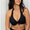 Madrid Underwired Halter Triangle Top - Black 1 Madrid Underwired Halter Triangle Top - Black -Sultry Curve 316594 20230524152800