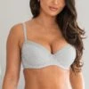 Love To Lounge Cotton T-Shirt Bra - Grey Marl -Sultry Curve 316659 20230526121400