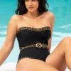 Casablanca Removable Straps Belted Control Swimsui - Gold Chain 1 Casablanca Removable Straps Belted Control Swimsui - Gold Chain -Sultry Curve 316694 20230526141800