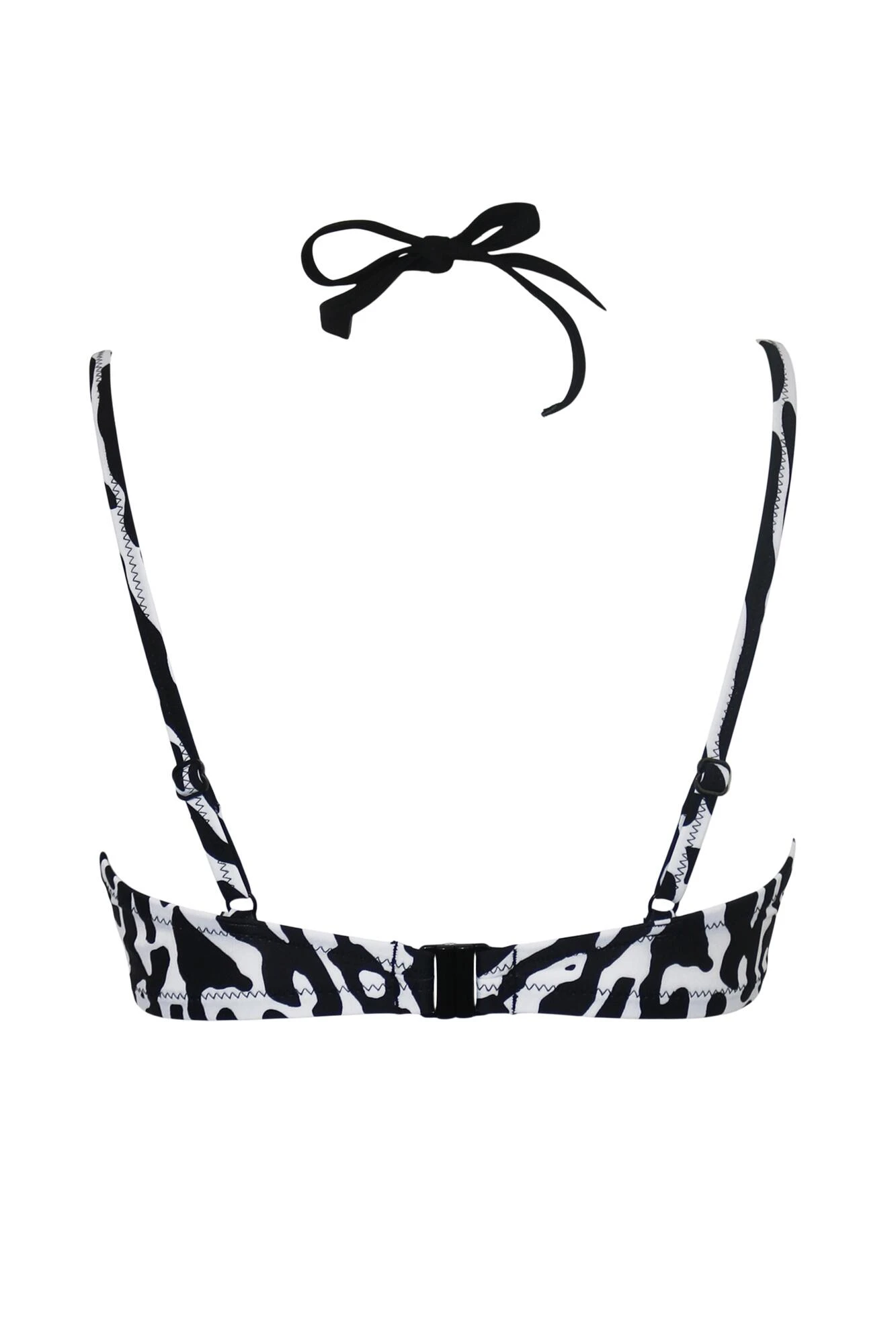 Glamazon Underwired Double Strap Top - Black/White 9 Glamazon Underwired Double Strap Top - Black/White - Image 7