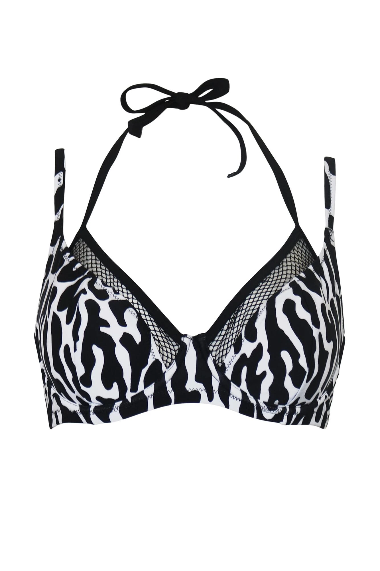 Glamazon Underwired Double Strap Top - Black/White 8 Glamazon Underwired Double Strap Top - Black/White - Image 6