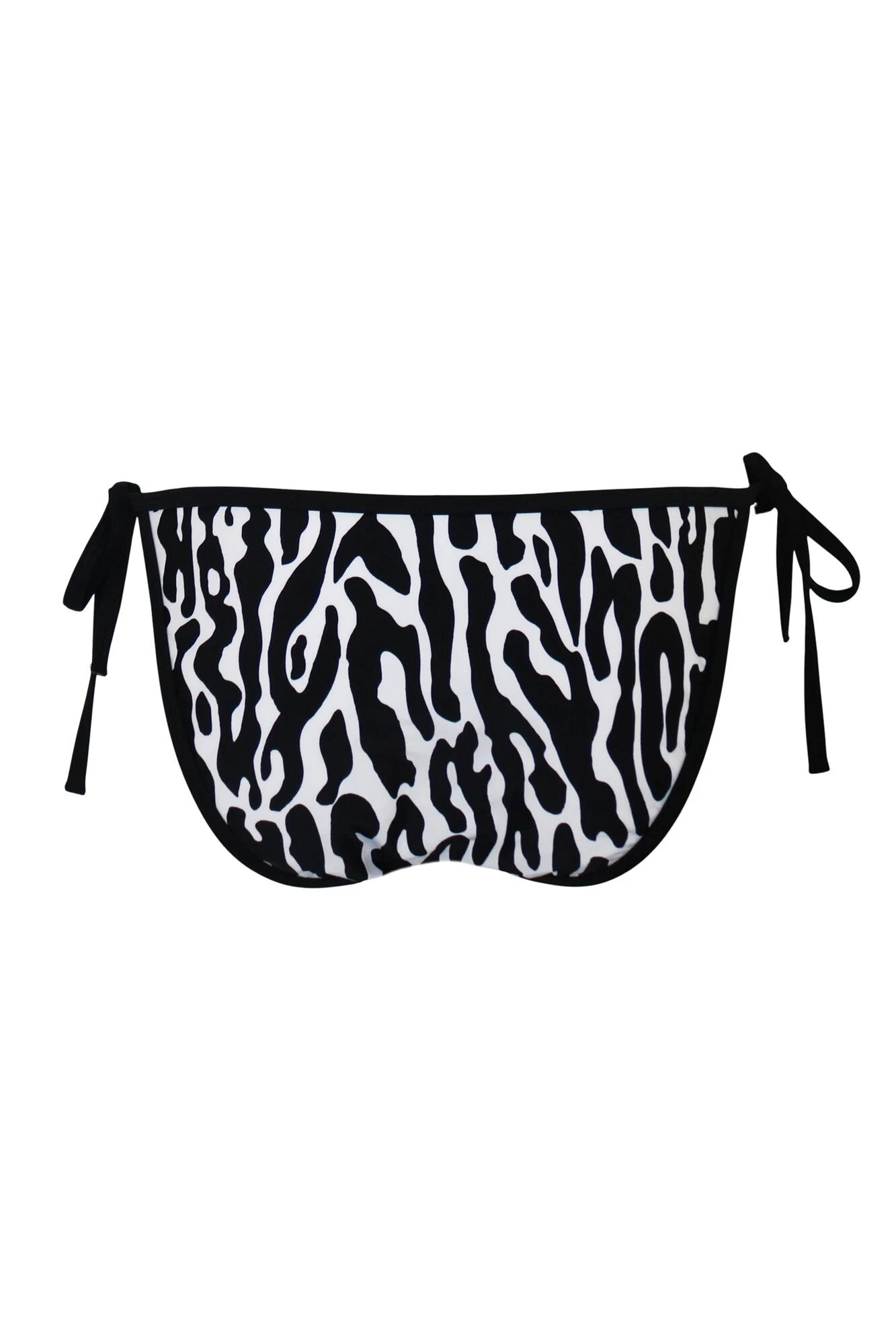 Glamazon High Leg Tie Side Brief - Black/White 9 Glamazon High Leg Tie Side Brief - Black/White - Image 7