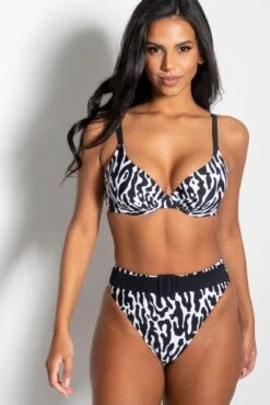 Glamazon Non-Padded Underwired Top - Black/White 10 Glamazon Non-Padded Underwired Top - Black/White -Sultry Curve 316804 20230530091900