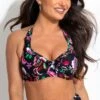 Sunshine Underwired Halter Top - Black Multi 1 Sunshine Underwired Halter Top - Black Multi -Sultry Curve 317375 20230606111800