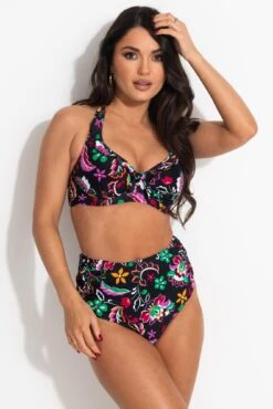 Sunshine Underwired Halter Top - Black Multi 9 Sunshine Underwired Halter Top - Black Multi -Sultry Curve 317376 20230606111800