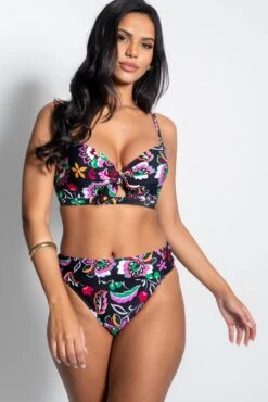 Sunshine Fold Over Brief - Black Multi -Sultry Curve 317421 20230612164500