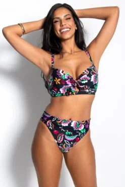 Sunshine Fold Over Brief - Black Multi -Sultry Curve 317423 20230612164500