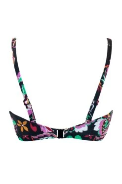 Sunshine Padded Underwired Tie Top - Black Multi -Sultry Curve 317432 20230612150300