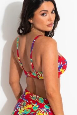 Heatwave Strapless Lightly Padded Top - Red Floral 15 Heatwave Strapless Lightly Padded Top - Red Floral -Sultry Curve 317496 20230814123300