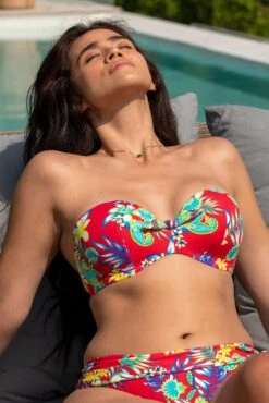 Heatwave Strapless Lightly Padded Top - Red Floral 16 Heatwave Strapless Lightly Padded Top - Red Floral -Sultry Curve 317498 20230814123300