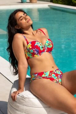 Heatwave Strapless Lightly Padded Top - Red Floral 17 Heatwave Strapless Lightly Padded Top - Red Floral -Sultry Curve 317499 20230814123300