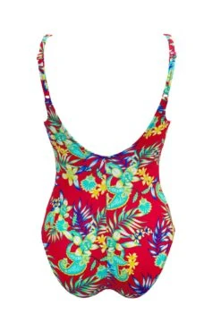 Heatwave Scoop Neck Control Swimsuit - Red Floral 13 Heatwave Scoop Neck Control Swimsuit - Red Floral -Sultry Curve 317526 20230606112700