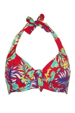 Heatwave Halter Underwired Top - Red Floral 12 Heatwave Halter Underwired Top - Red Floral -Sultry Curve 317628 20230606112800