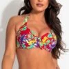Heatwave Halter Underwired Top - Red Floral 1 Heatwave Halter Underwired Top - Red Floral -Sultry Curve 317630 20230606112800