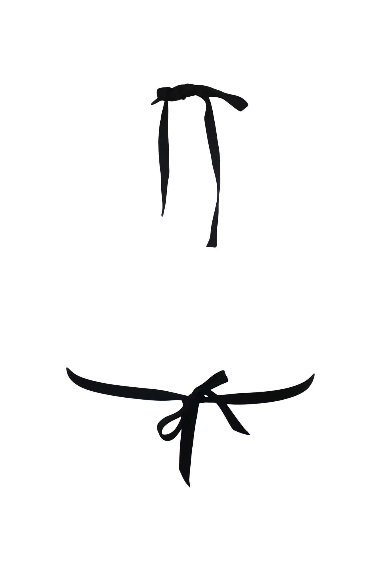 Sea Queen Sequin Triangle Top - Black/Silver 7 Sea Queen Sequin Triangle Top - Black/Silver - Image 5