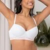 Logo Padded T-shirt Bra - White -Sultry Curve 317990 20230607135000