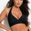 Space Non-Wired Halter Top - Black 1 Space Non-Wired Halter Top - Black -Sultry Curve 318059 20230608150100
