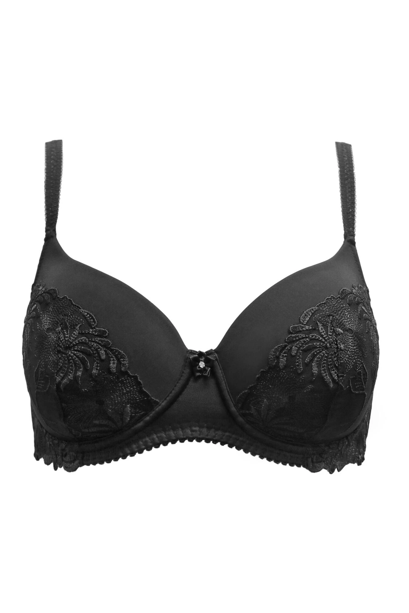 St Tropez Padded Balcony Bra - Black 6 St Tropez Padded Balcony Bra - Black - Image 4