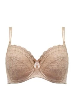 Rebel Underwired Side Support Bra - Almond -Sultry Curve 319069 20230725150600