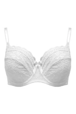 Rebel Underwired Side Support Bra - White -Sultry Curve 319080 20230725150600