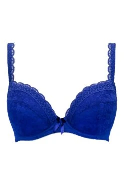 Rebel Padded Plunge Bra - Cobalt -Sultry Curve 319137 20230904094400