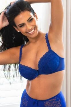 Rebel Padded Plunge Bra - Cobalt -Sultry Curve 319138 20230904094400