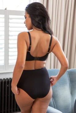 Soiree Embroidery Padded Bra - Black/Pink -Sultry Curve 319826 20230728123400