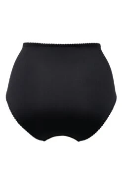 Soiree Embroidery High-Waist Deep Brief - Black/Pink 15 Soiree Embroidery High-Waist Deep Brief - Black/Pink -Sultry Curve 319827 20230904095000