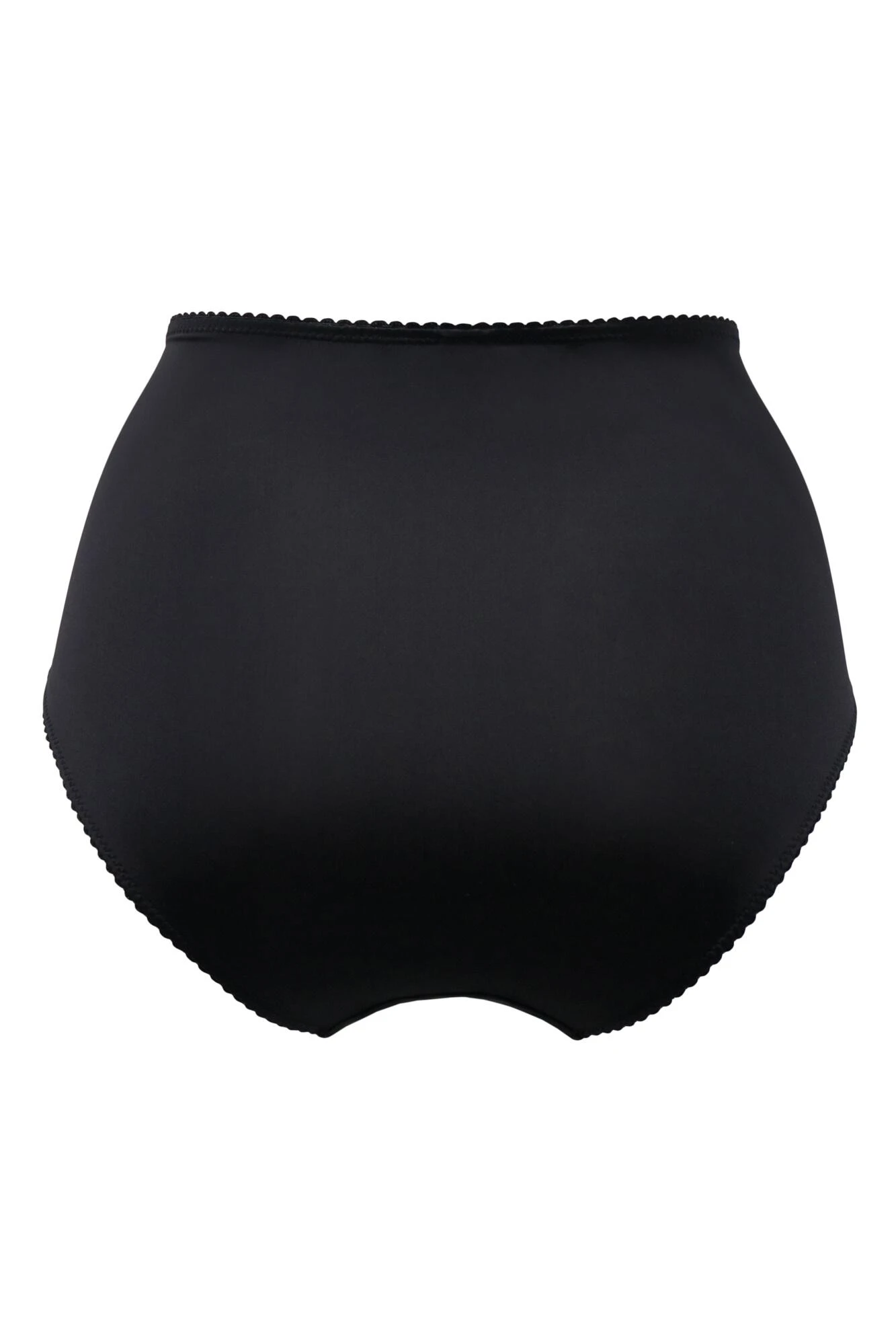 Soiree Embroidery High-Waist Deep Brief - Black/Pink 9 Soiree Embroidery High-Waist Deep Brief - Black/Pink - Image 7