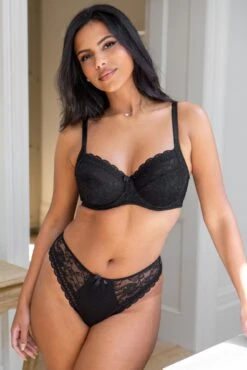 Rebel High Leg Brief - Black -Sultry Curve 319896 20230802092000