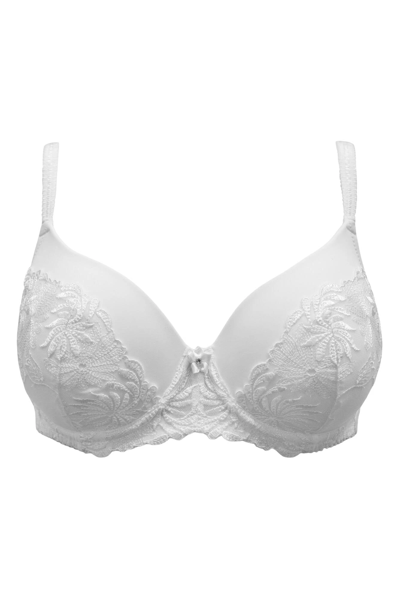St Tropez Padded Balcony Bra - White 6 St Tropez Padded Balcony Bra - White - Image 4
