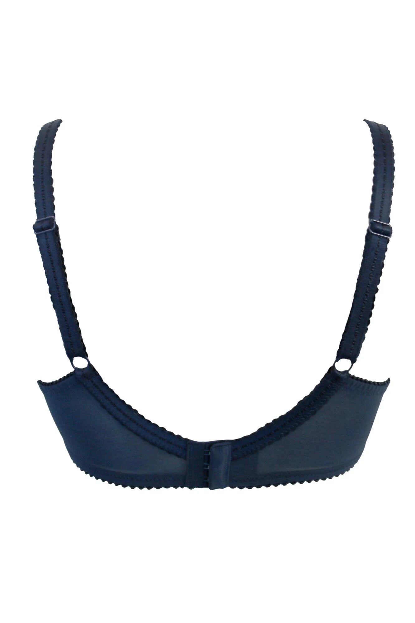 Sofia Lace Embroidered Side Support Bra - Navy/Blush 9 Sofia Lace Embroidered Side Support Bra - Navy/Blush - Image 7