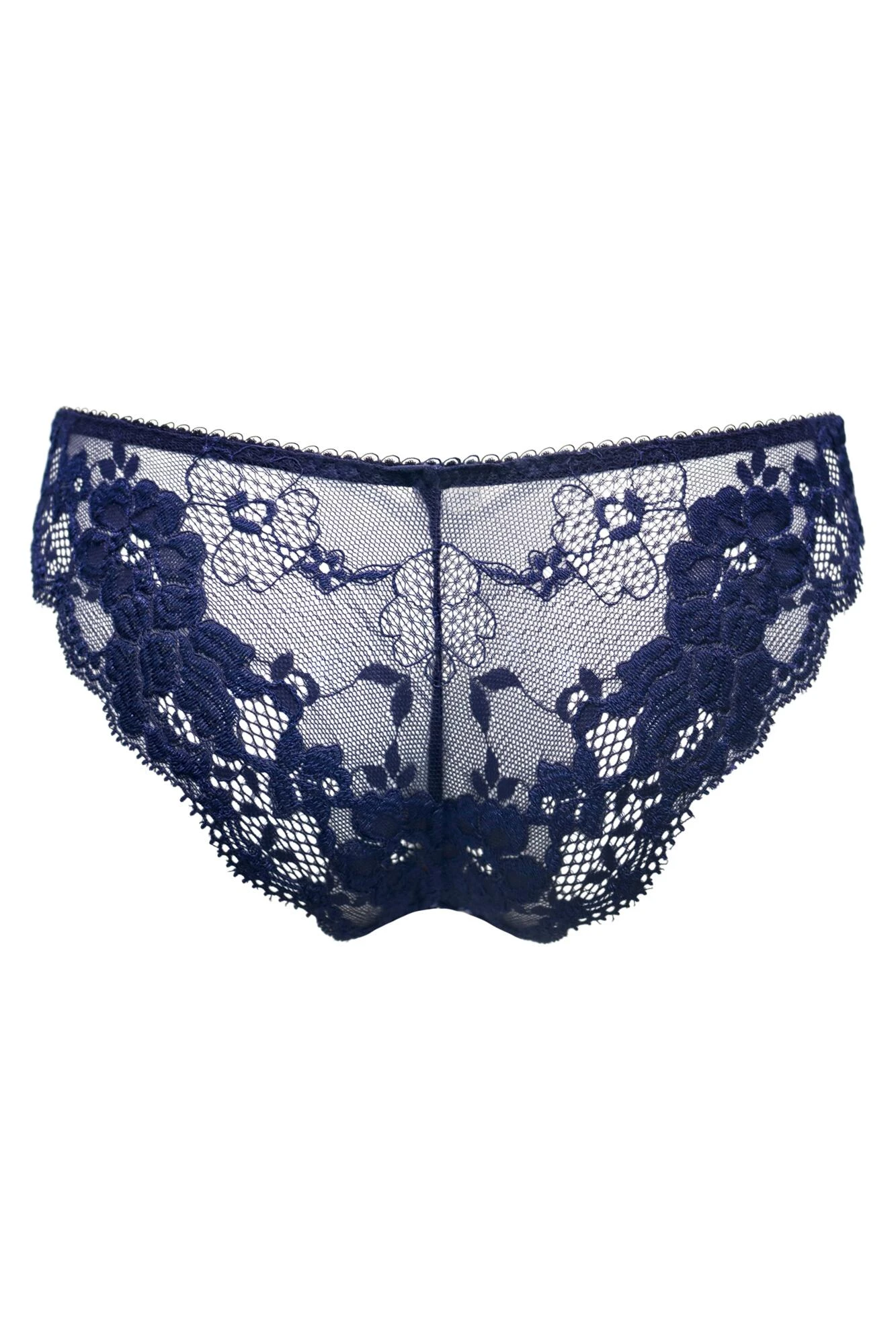 Amour Brazilian Brief - Navy/Lavender 7 Amour Brazilian Brief - Navy/Lavender - Image 5