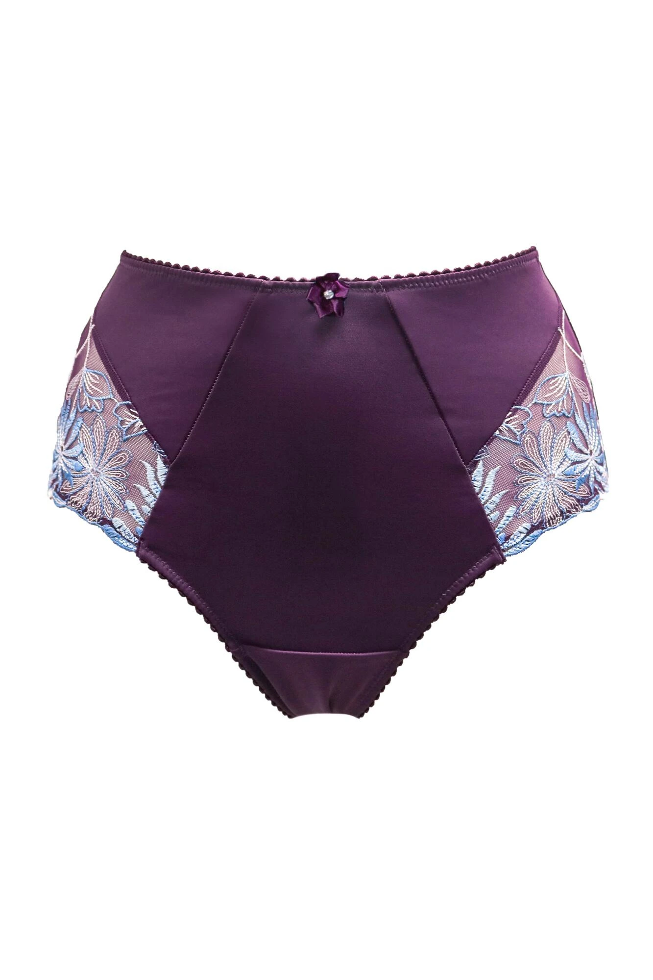 St Tropez High Waist Deep Brief - Purple/Blue 7 St Tropez High Waist Deep Brief - Purple/Blue - Image 5