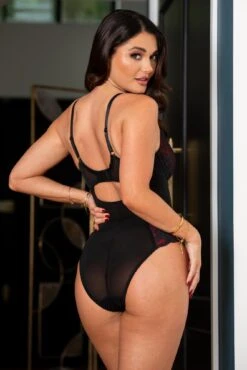 Amour Underwired Body - Black/Scarlet -Sultry Curve 321831 20230830165000
